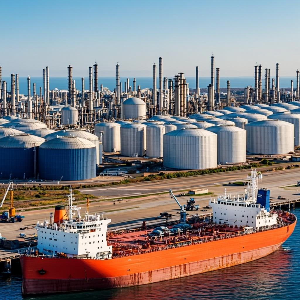 Aktaş petrochemical storage terminal at Derince, Turkey