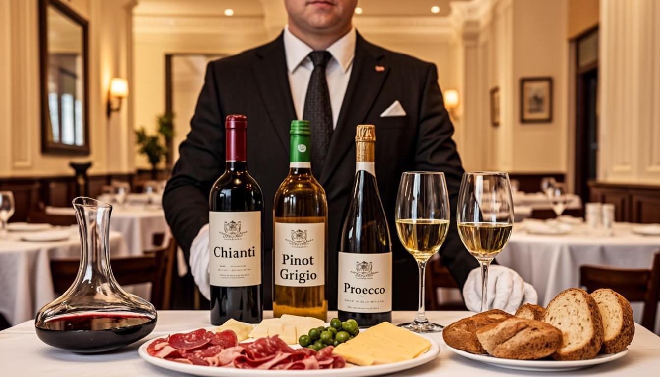 Italian wine tasting event at an elegant restaurant in Tirana, Albania
