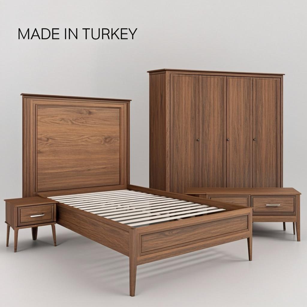 Ahşap yatak odası mobilyası modelleri ve tasarımı