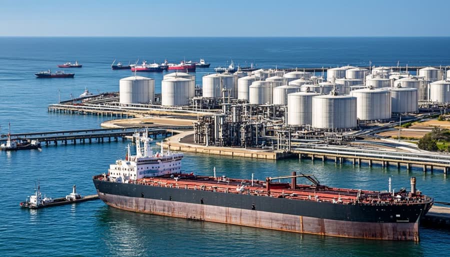 Endonezya palm yağı ihracat limanı ve tanker sevkiyatı