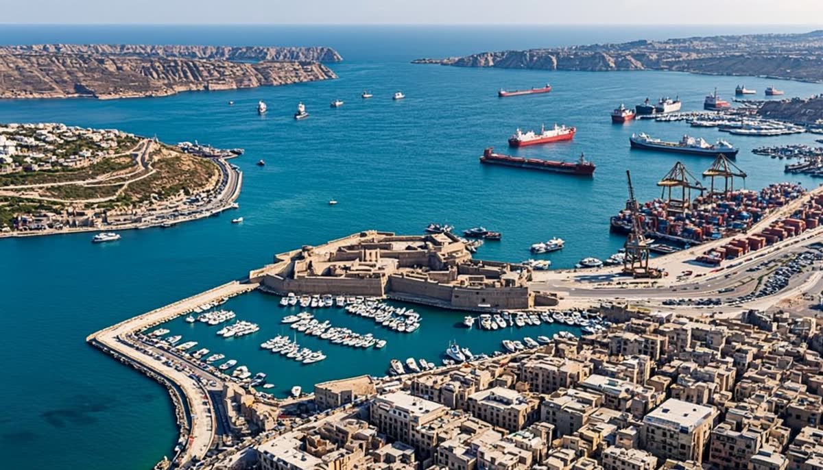 Malta limani ve Turk ihracat urunleri