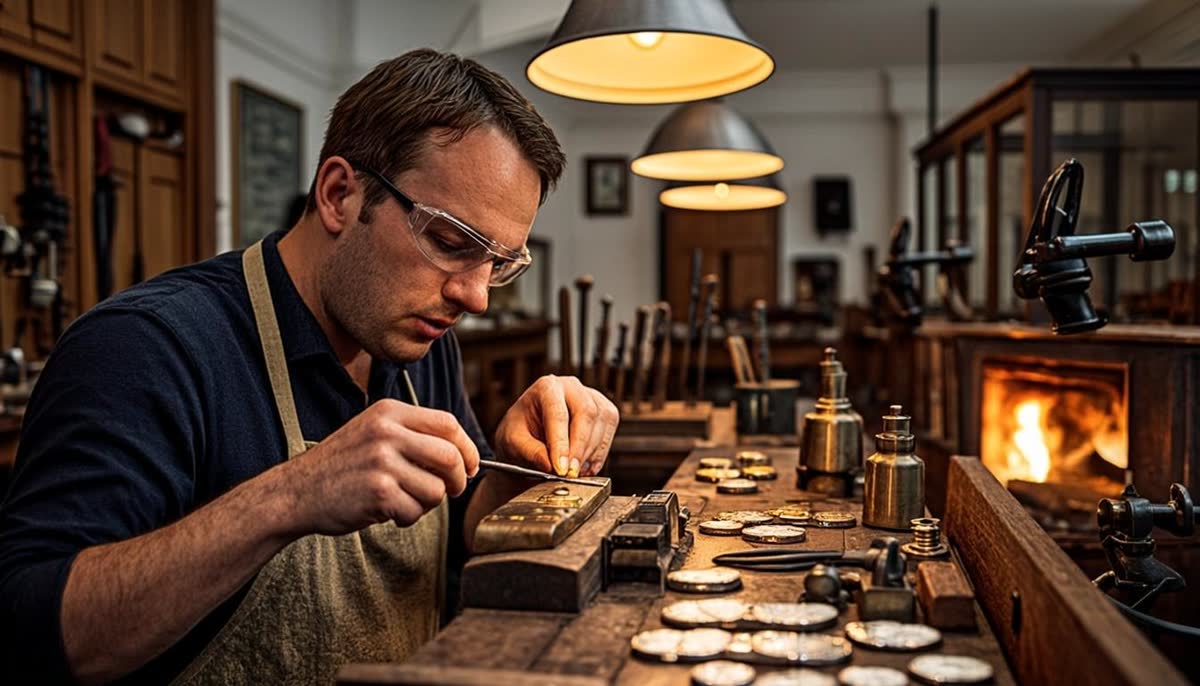 UK gold jewellery manufacturing and design workshop