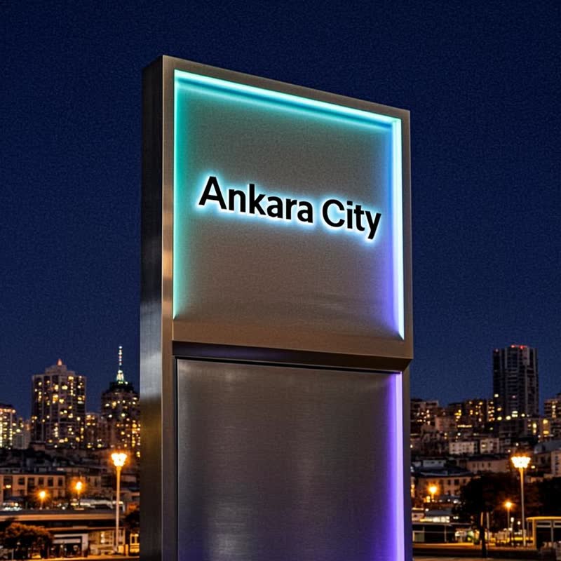 Ankara totem tabela reklam