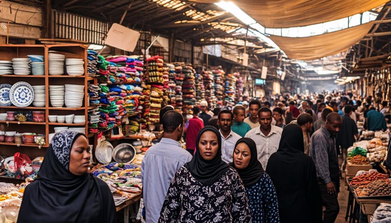 Togo Lome pazar - Batı Afrika ticaret merkezi ve Turk urunlerinin sunumu