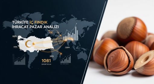 Türkiye Fındık İhracat Pazar Analizi Türkiye'nin 2021-2025 yılları arasında kabuksuz iç fındık ihrac ettiği ülkeler ve pazar payı