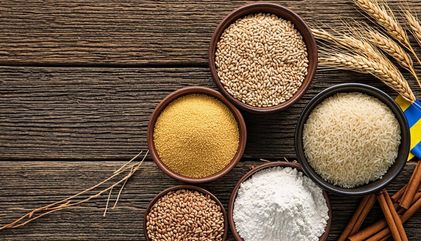 Різновиди пшеничної крупи та зернових продуктів